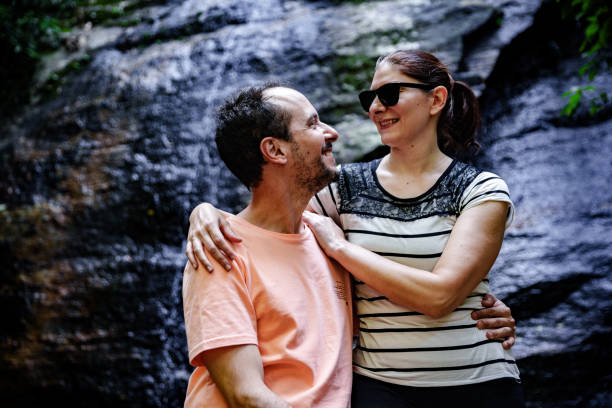 Couple exploring the outdoors