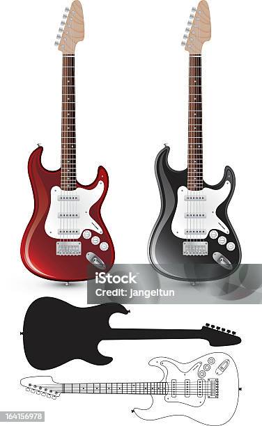 Different Electric Guitar Styles Stock Illustration - Download Image Now - Electric Guitar, Guitar, Vector