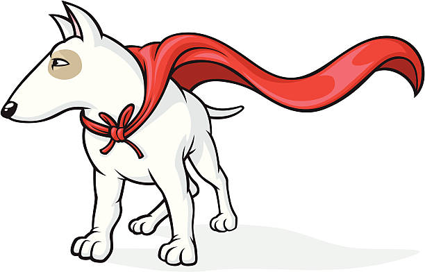 ilustrações de stock, clip art, desenhos animados e ícones de superdog - heroes dog pets animal
