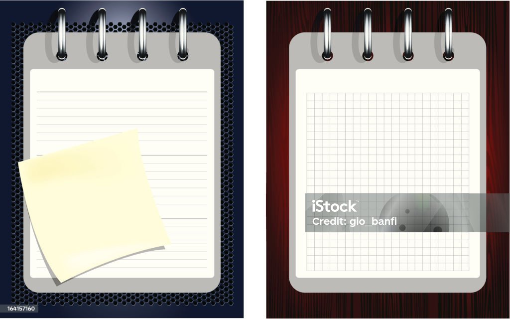 Bloc notes - clipart vectoriel de Agenda libre de droits