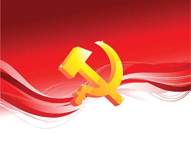Vector illustration of Symbol of USSR