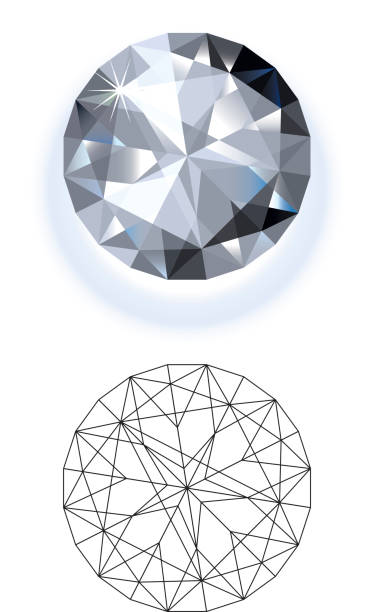 Two Different Designs Of Diamonds Stock Illustration Download Image Now - Diamond - Gemstone, Diamond Vector - iStock