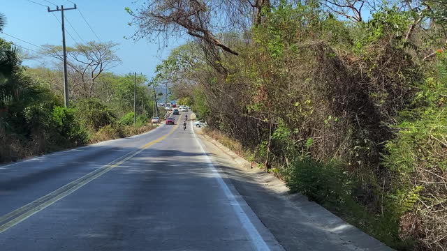 Puerto Vallarta Driving on a Winding Road