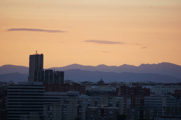 istock Beautiful sunset in a park in Madrid 1641626727