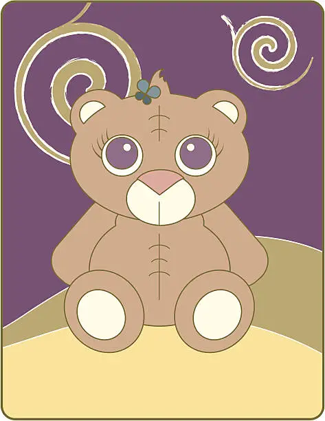 Vector illustration of Teddy Bear