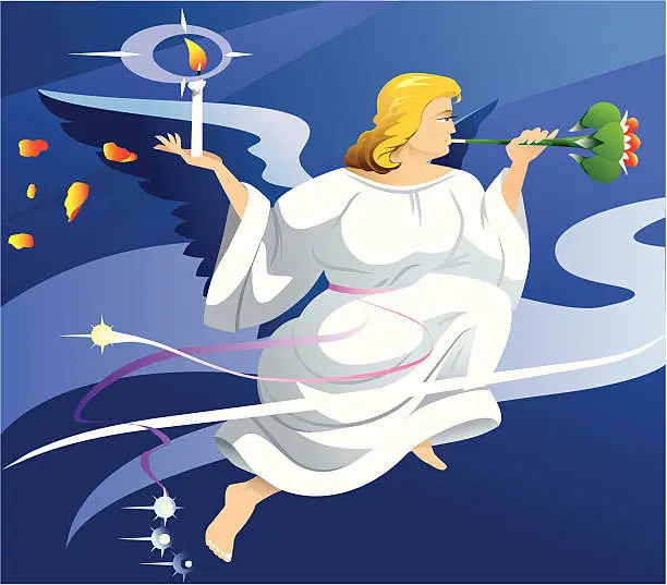 Vector illustration of Angel