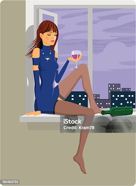 Window Stock Illustration - Download Image Now - Infidelity, Women, Adult