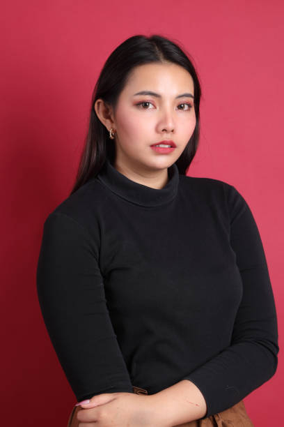 istock Woman in Red 1641638932