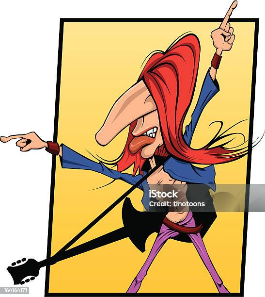 Mad Rocker Mad Rocker Stock Illustration - Download Image Now - Arts Culture and ...