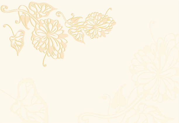 Elegante design floral - ilustração de arte em vetor