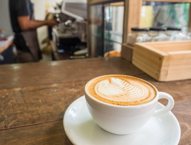 istock beautiful milk coffee in coffee shop 1641643781