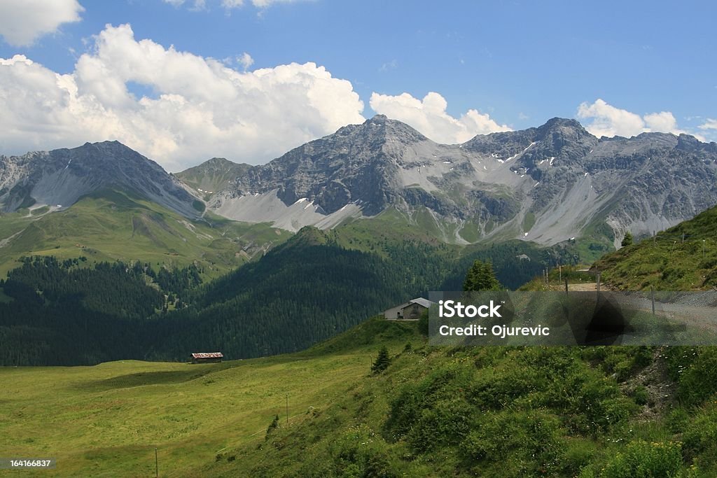 Arosa area in Svizzera - Foto stock royalty-free di Alpi