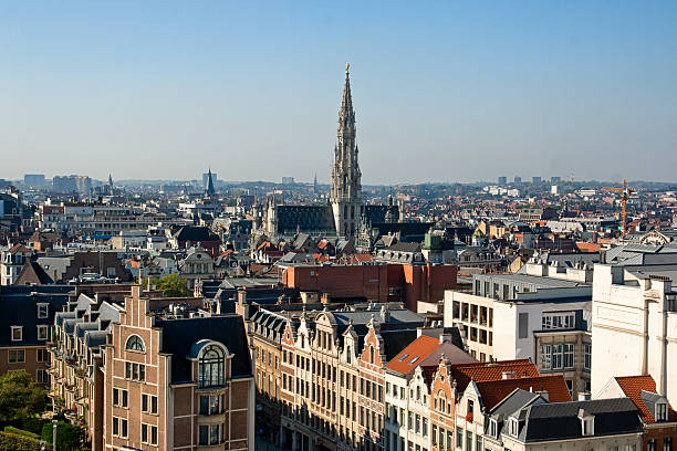 ブリュッセルのパノラマ - brussels belgium arranging majestic ストックフォトと画像