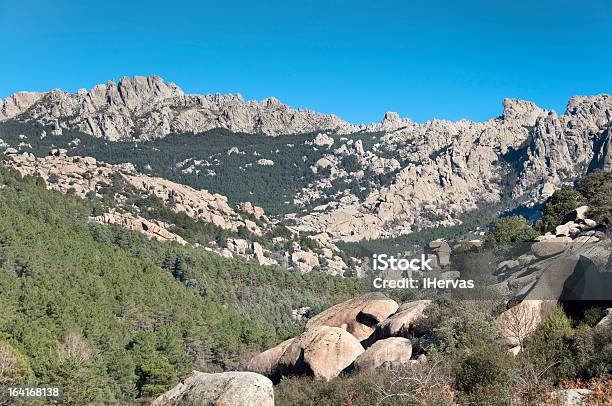 Views Of La Pedriza Madrid Spain Stock Photo - Download Image Now - Boulder - Rock, Capital Cities, Crag