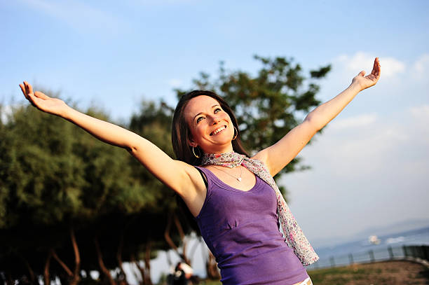 istock Happy young woman 164168377