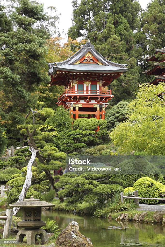 Jardin japonais - Photo de Jardin de thé japonais libre de droits