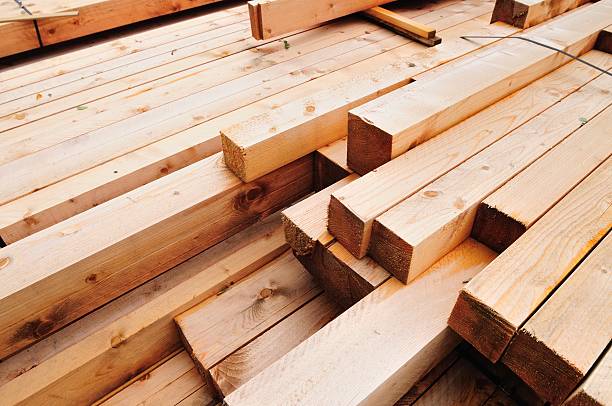 Wood beams Pile of wood beams and girders girder stock pictures, royalty-free photos & images