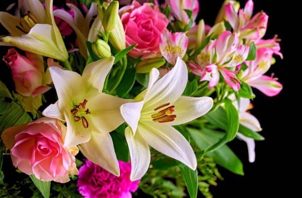 istock Bouquet with different kind of flowers 1641736279