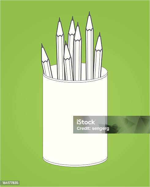 Office Suite Lápis De - Arte vetorial de stock e mais imagens de Compartimento de Arrumação - Compartimento de Arrumação, Correio, Educação