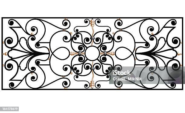 Ancient Iron Fencing Stock Illustration - Download Image Now - Building Entrance, Fantasy, Gate