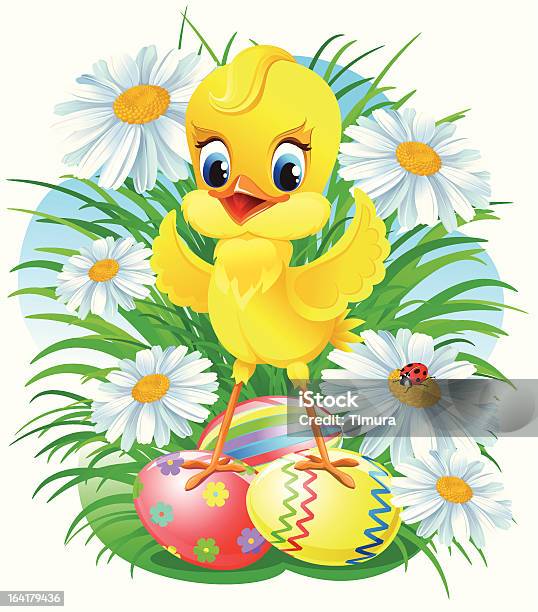 Easter Chick Stock Illustration - Download Image Now - Animal, Animal Egg, Baby Chicken