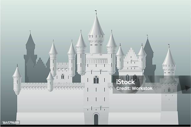 Ilustración de Castillo Medieval y más Vectores Libres de Derechos de Castillo - Estructura de edificio - Castillo - Estructura de edificio, Torre - Estructura de edificio, Antigüedades