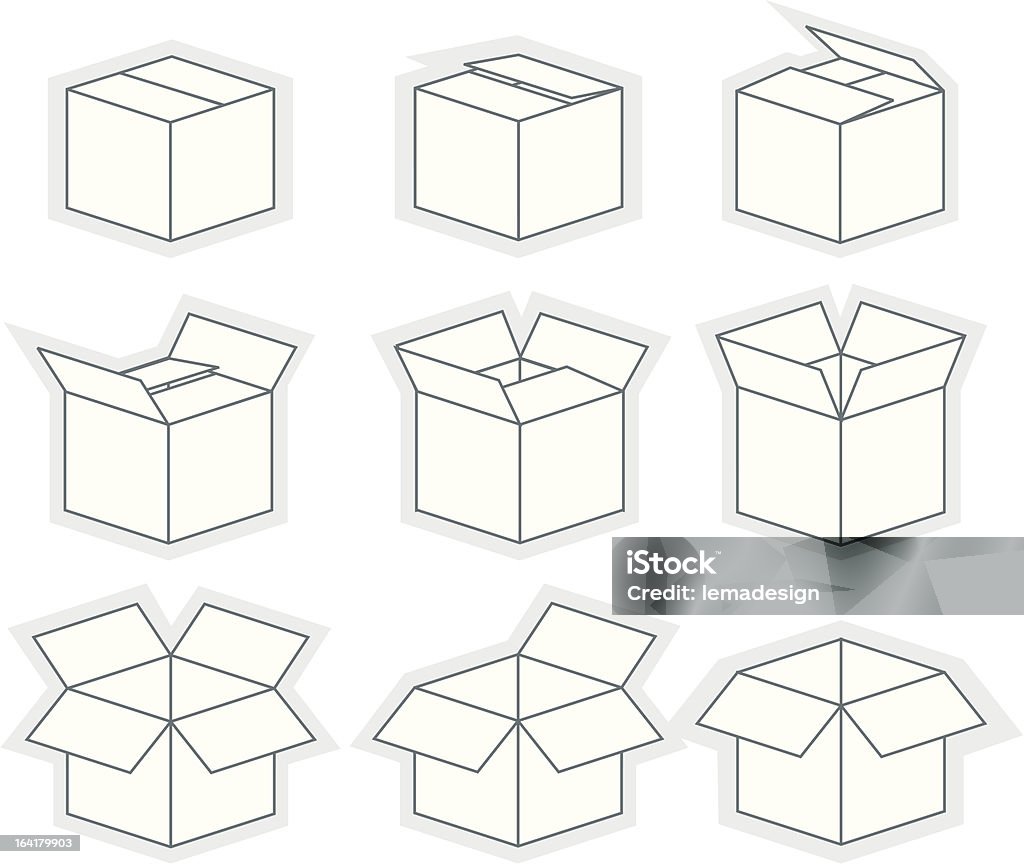 Sequesnce Boxes Box Sequence Stock Illustration - Download Image Now - Multiple Image ...