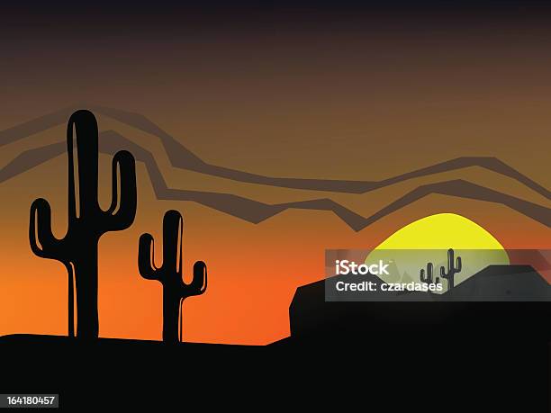 Ilustración de Desierto y más Vectores Libres de Derechos de Arizona - Arizona, Desierto, Agua