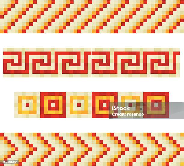 Nahtlose Banner Klassische Stock Vektor Art und mehr Bilder von Beige - Beige, Bunt - Farbton, Design