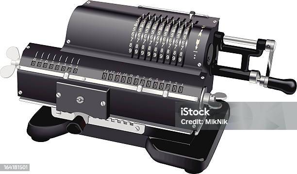 Calculating Machine Stock Illustration - Download Image Now - Calculator, Cut Out, Algebra