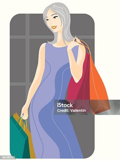 Série De Ilustrações De Compras - Arte vetorial de stock e mais imagens de Adulto - Adulto, Beleza, Boutique