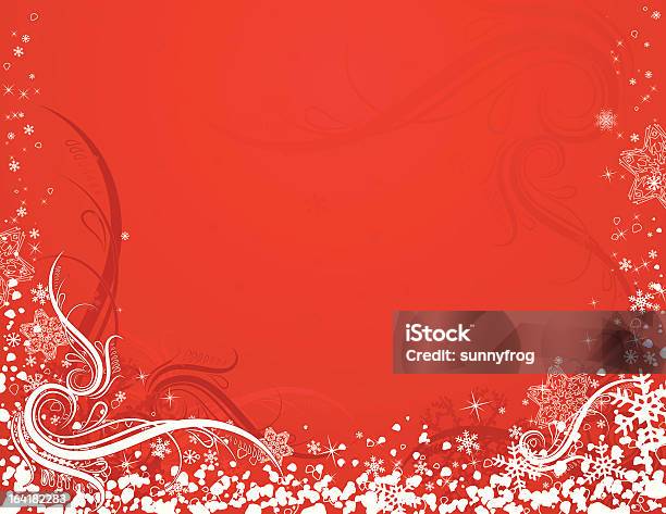 Ilustración de Fondo De Navidad Vector y más Vectores Libres de Derechos de Abstracto - Abstracto, Adorno de navidad, Belleza