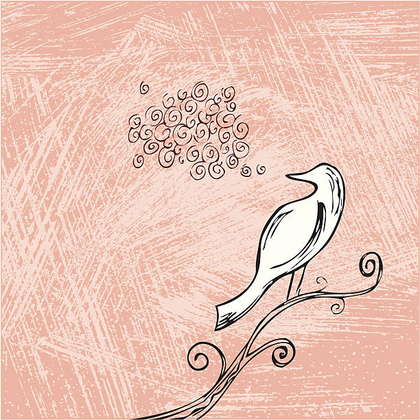 Oiseau parole - Illustration vectorielle