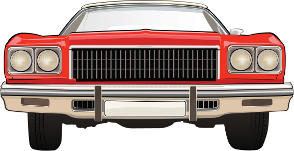 Vector illustration of a classic Chevrolet. 