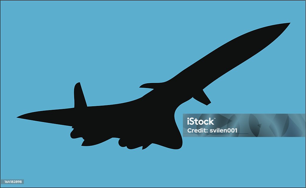Concorde Vector Front Concorde Silhuette Stock Illustration - Download Image Now - British ...