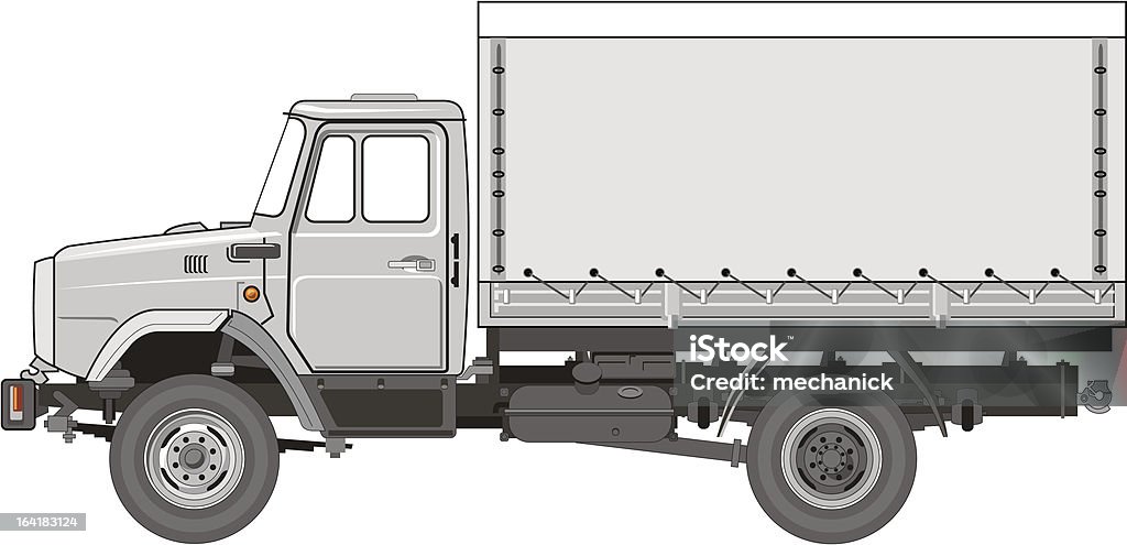 Wektor ciężkie ciężarówki - Grafika wektorowa royalty-free (Bez ludzi)