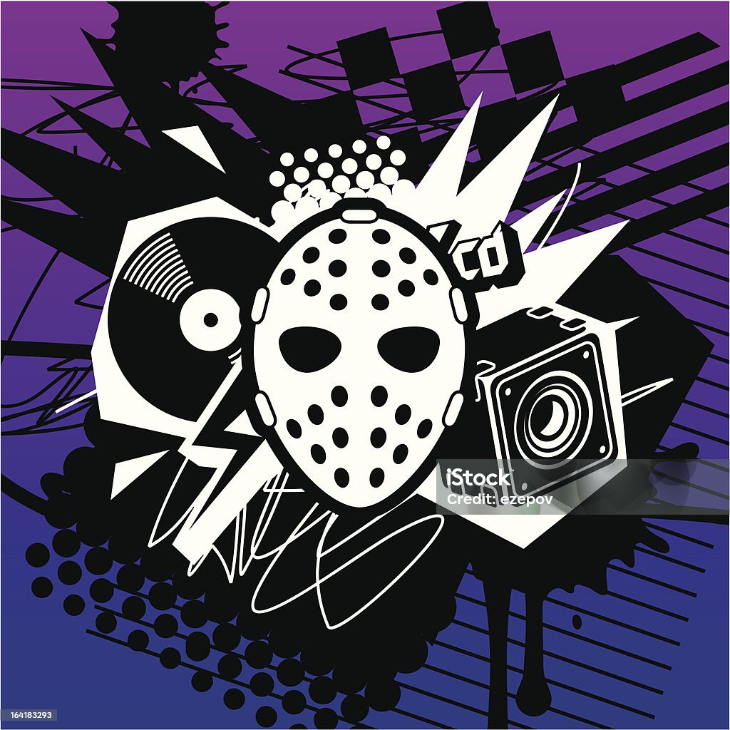Brudny Beat - Grafika wektorowa royalty-free (1980-1989)