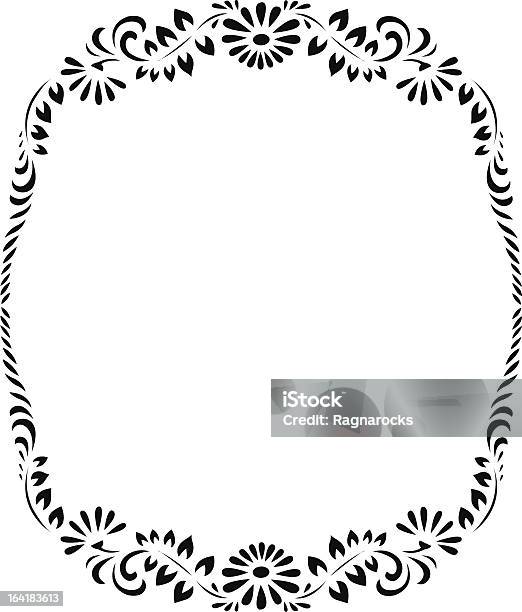 Floral Circle Pattern Design Stock Illustration - Download Image Now - Abstract, Art, Art And Craft