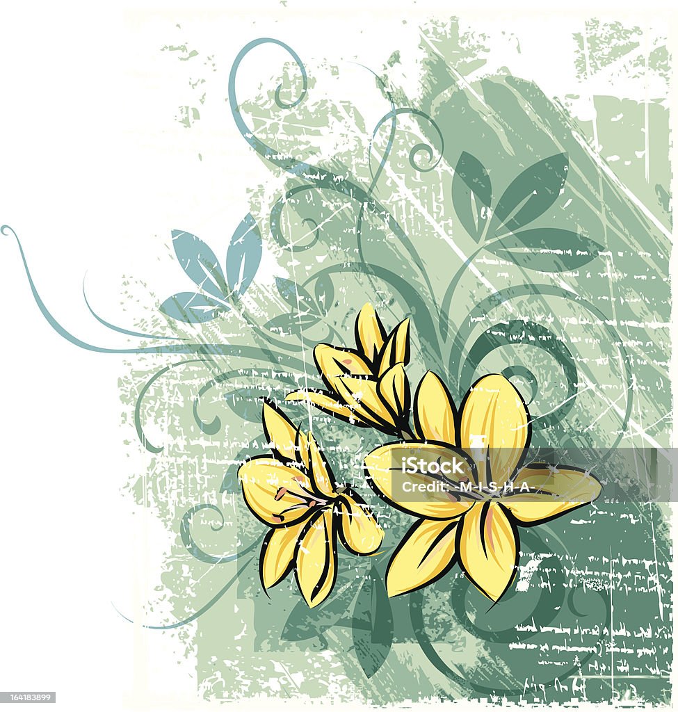 Floral Hintergrund - Lizenzfrei Abstrakt Vektorgrafik