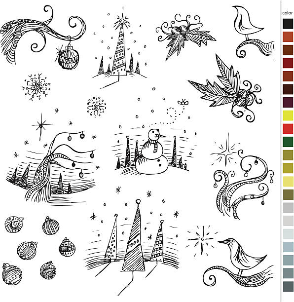 Collection de Noël - Illustration vectorielle