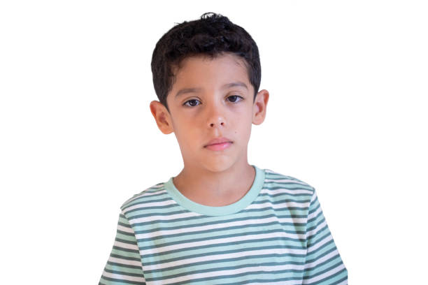 Portrait on white background