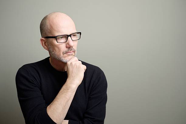 istock Mature Man Looking Away and Thinking 164188094