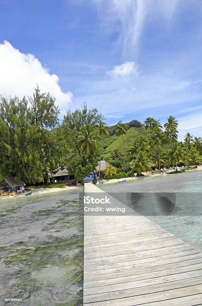 Tipaniers Resort de Moorea - Foto de stock de Agua libre de derechos