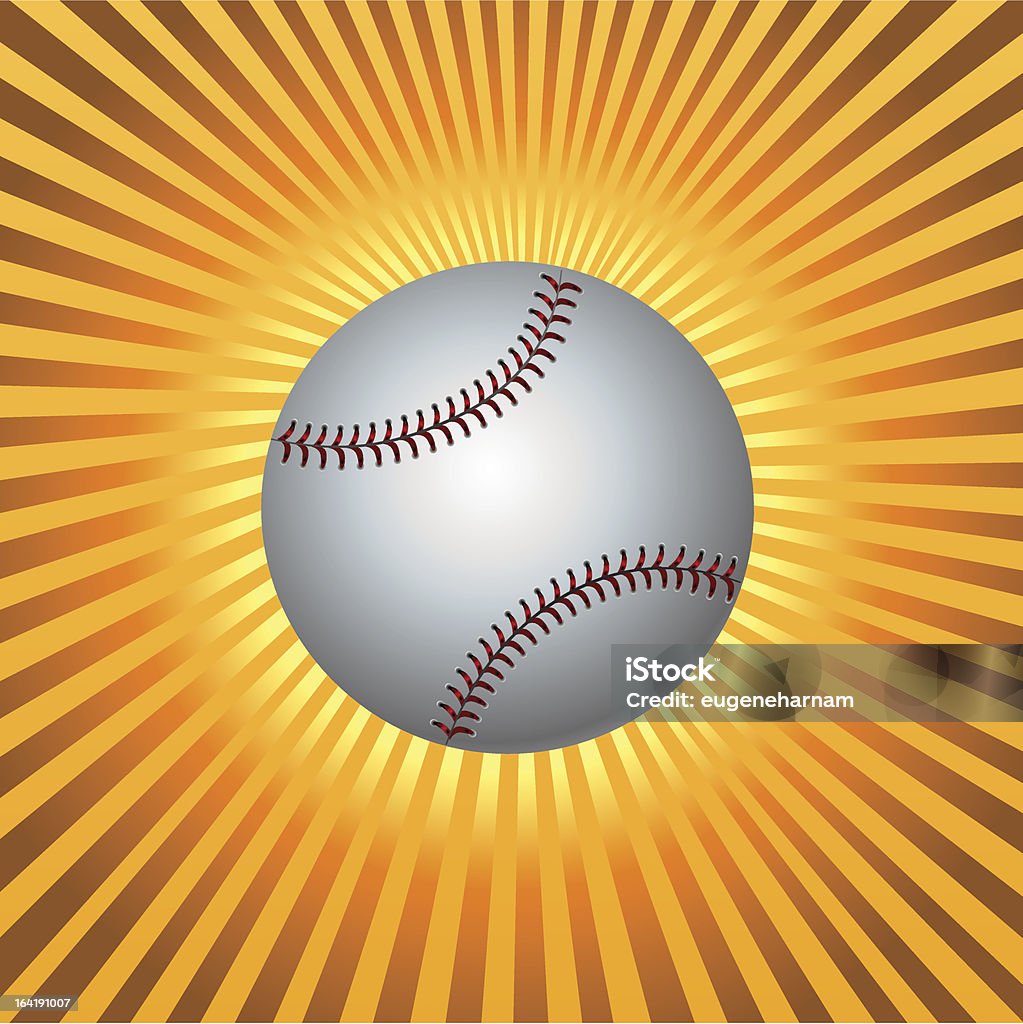Baseball - arte vettoriale royalty-free di Ballo di gala