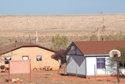 Casas los indios navajos en el norte de Arizona photo