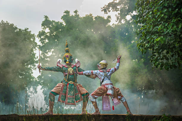 istock Khon, Tod-sa-kan and Hanuman 1641928780