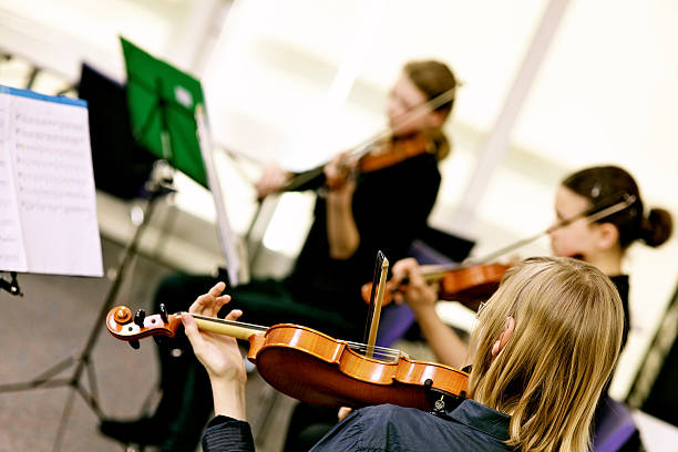 istock Teenagers Playing On Classical School Concert 164193088