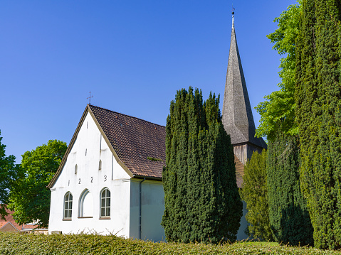 Kirche in Flintbek, Schleswig-Holstein, Deutschland