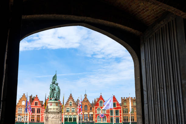 The historic town square Markt stock photo