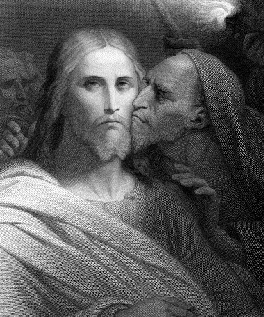 The kiss of Judas.